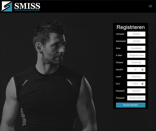 Webseite Smiss Trainingonline